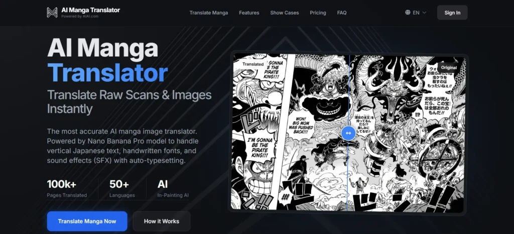 AI Manga Translator