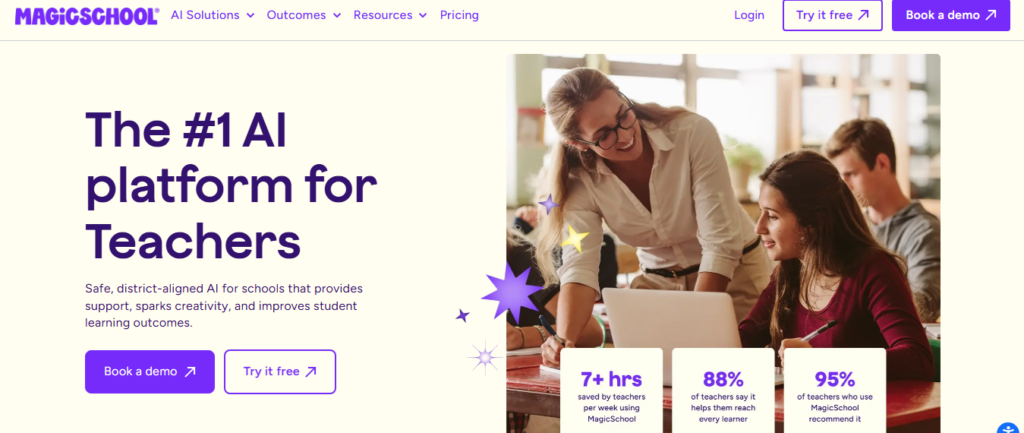 MagicSchool ai in education - Teacher Workflow Automation