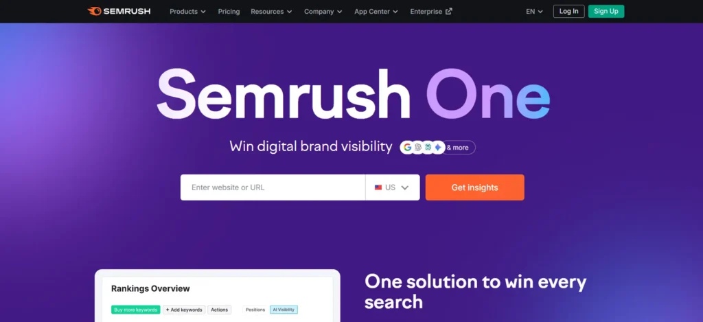 Semrush (Intent + SERP modeling)