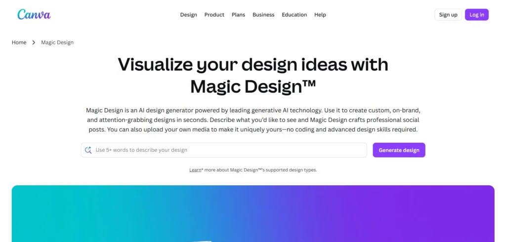 Canva Magic Design | AI Tools for Designers