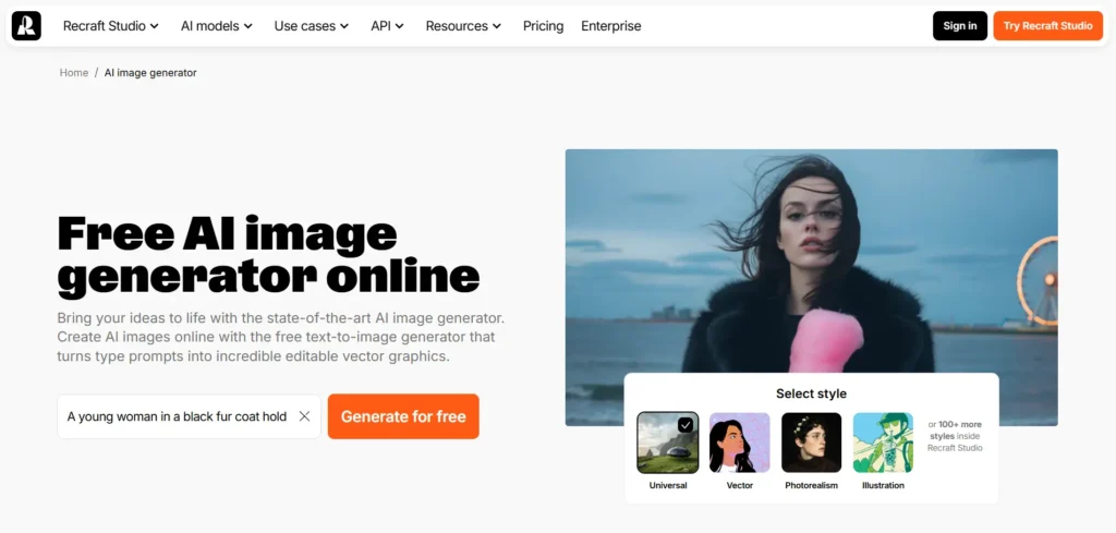 Stable Diffusion Recraft | AI Tools for Designers