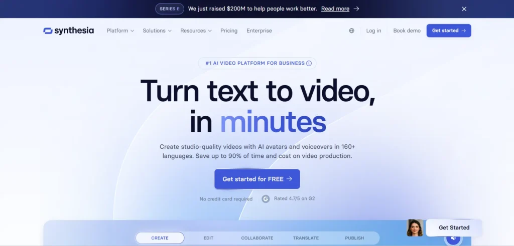 Synthesia - AI Video Storytelling