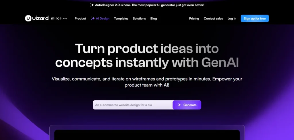 Uizard | AI Tools for Designer