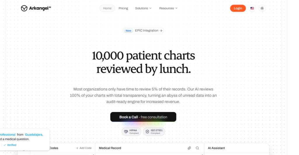 10,000 patient charts reviewed by lunch