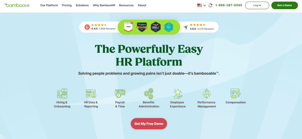BambooHR provides core HR tools