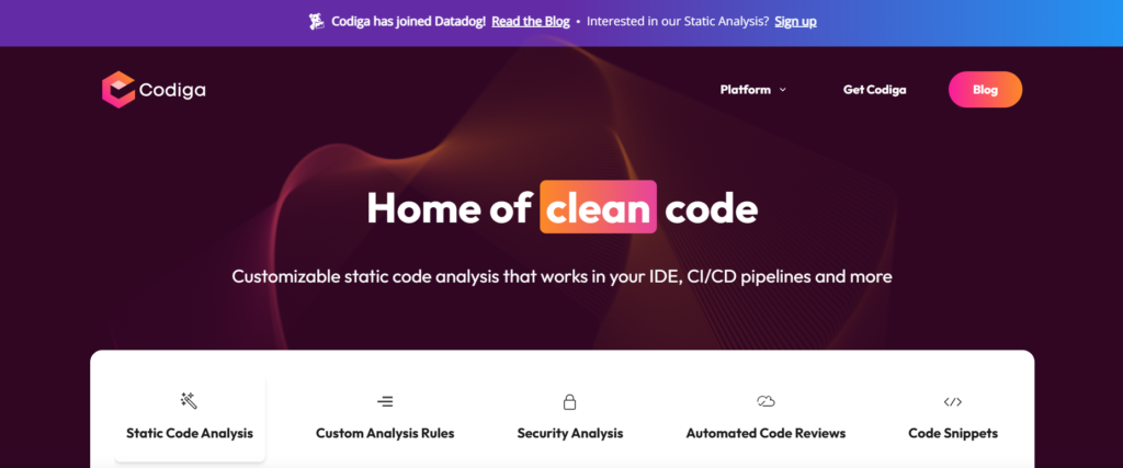 Codiga: Static Code Analysis in Real-Time AI Tools for Developers