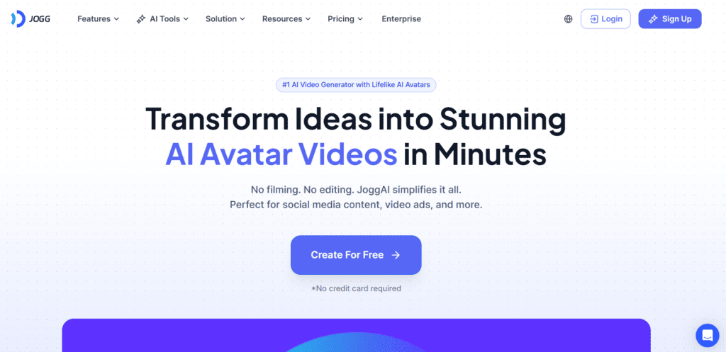 JoggAI -Transform Ideas into Stunning AI Avatar Videos in Minutes