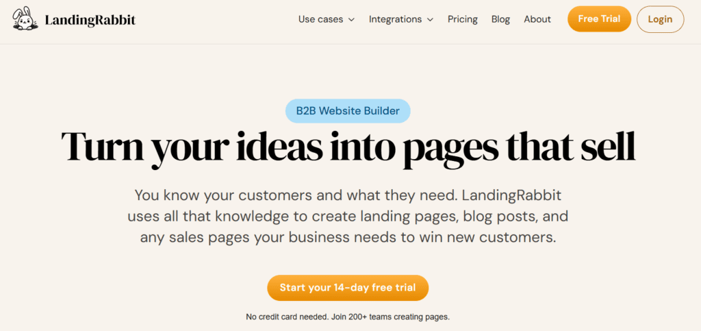 LandingRabbit | B2B Website Builder