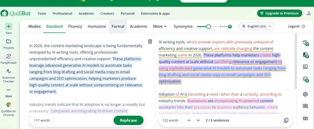 QuillBot: Your complete writing solution