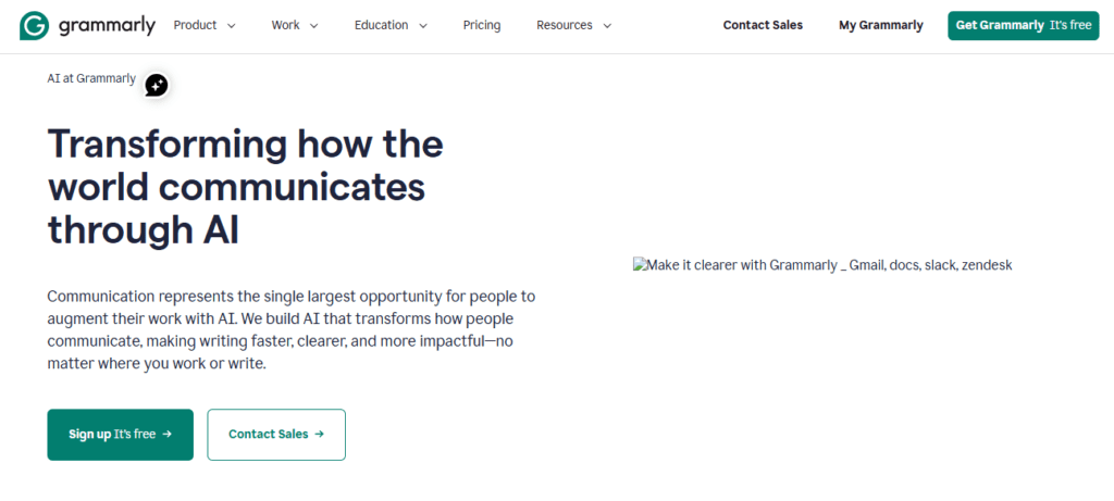 Grammarly is an AI-powered writing tool.