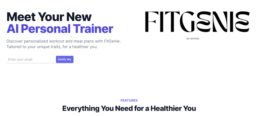 FitGenie: Fitness Tool