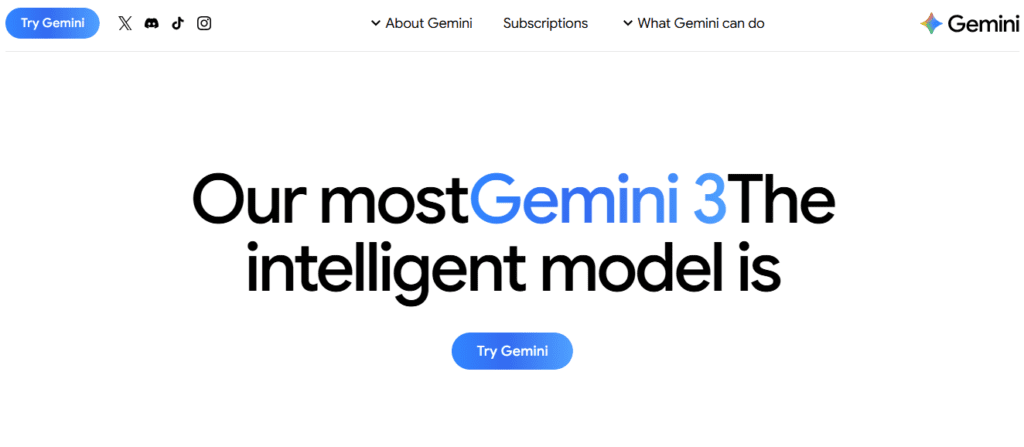 Gemini: Google’s AI assistant. Get help with writing, planning, brainstorming, and more.