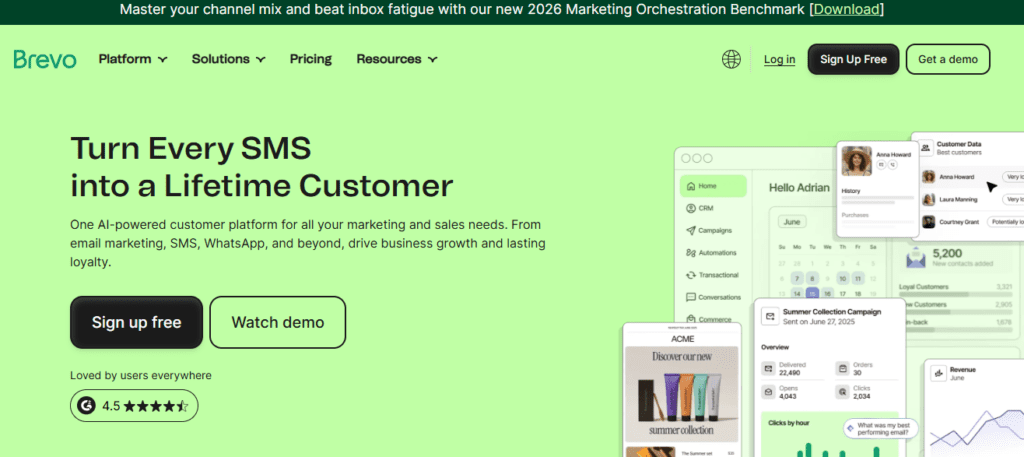 Brevo AI is an ideal email marketing platform.
