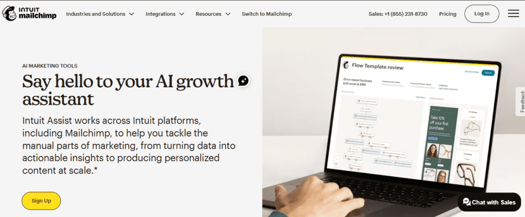According to the users' review of 2026, Mailchimp is the easiest email marketing software to start with.