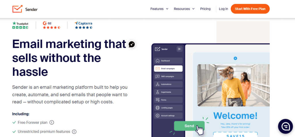 Sender AI is an excellent AI tool for automation depth
