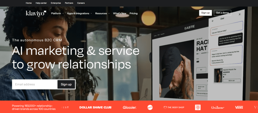 Klaviyo is an all-in-one AI marketing platform.